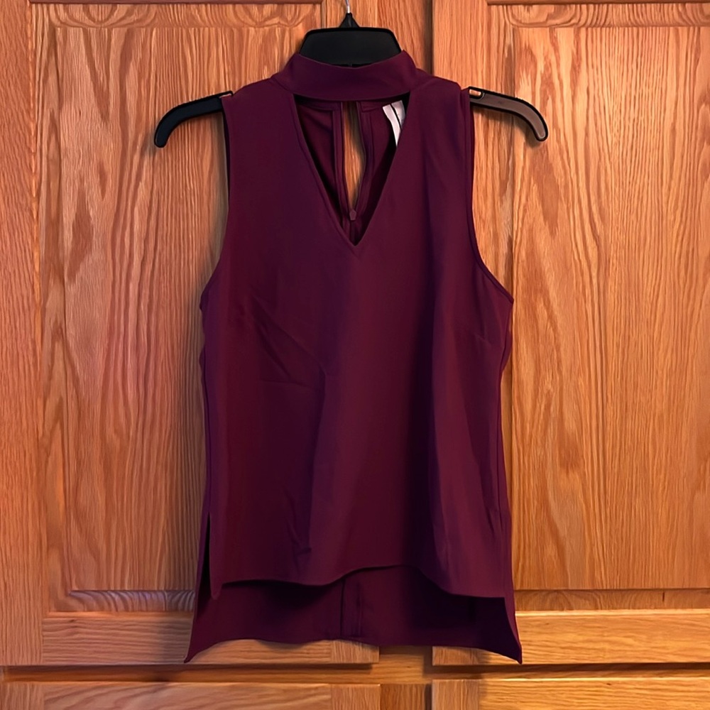 Plum Colored Women’s Tank Top Blouse